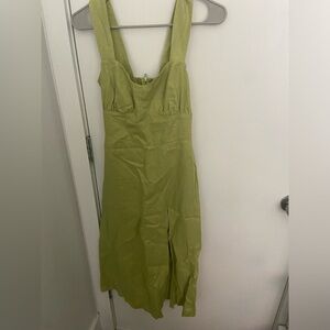 Reformation linen maxi dress